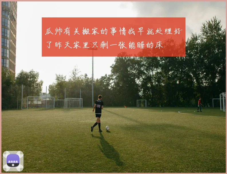 瓜帅有关搬家的事情我早就处理好了昨天家里只剩一张能睡的床